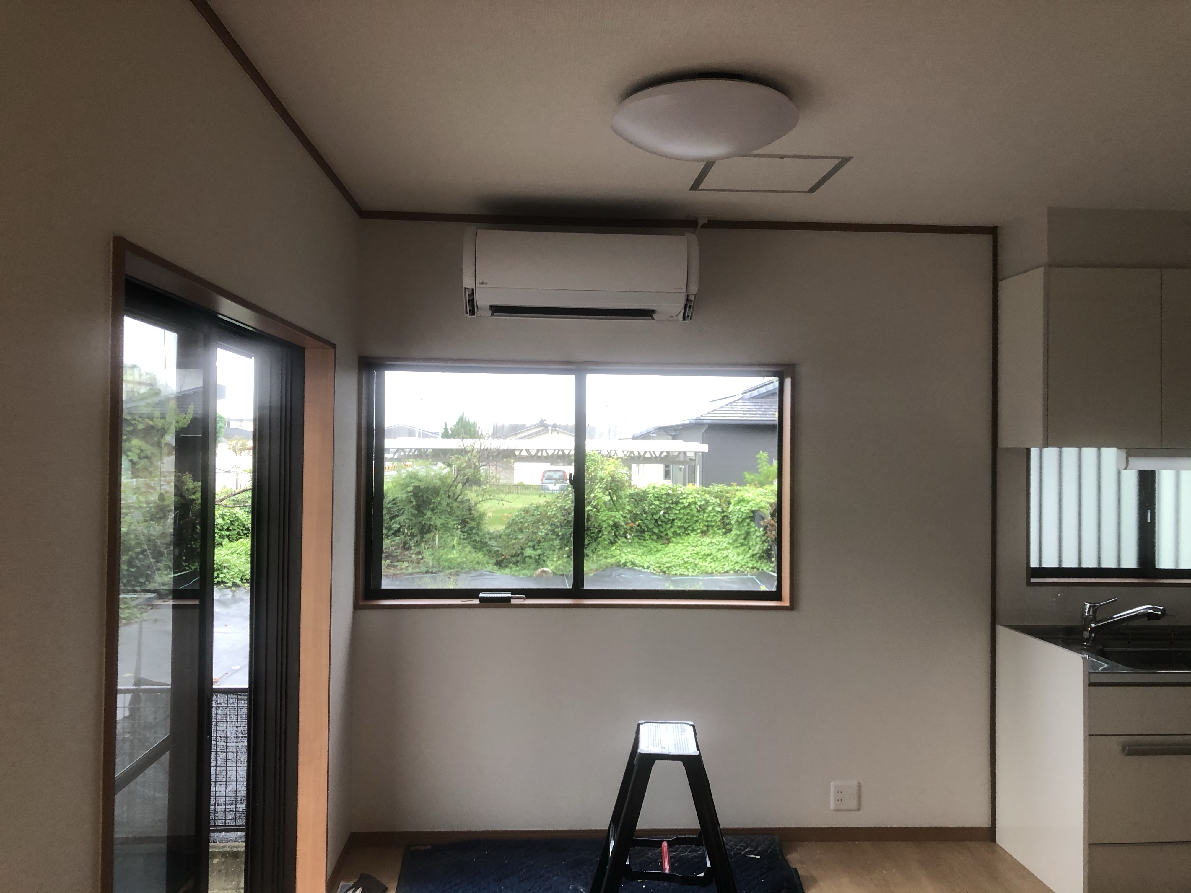 久留米市でのエアコン取り付け