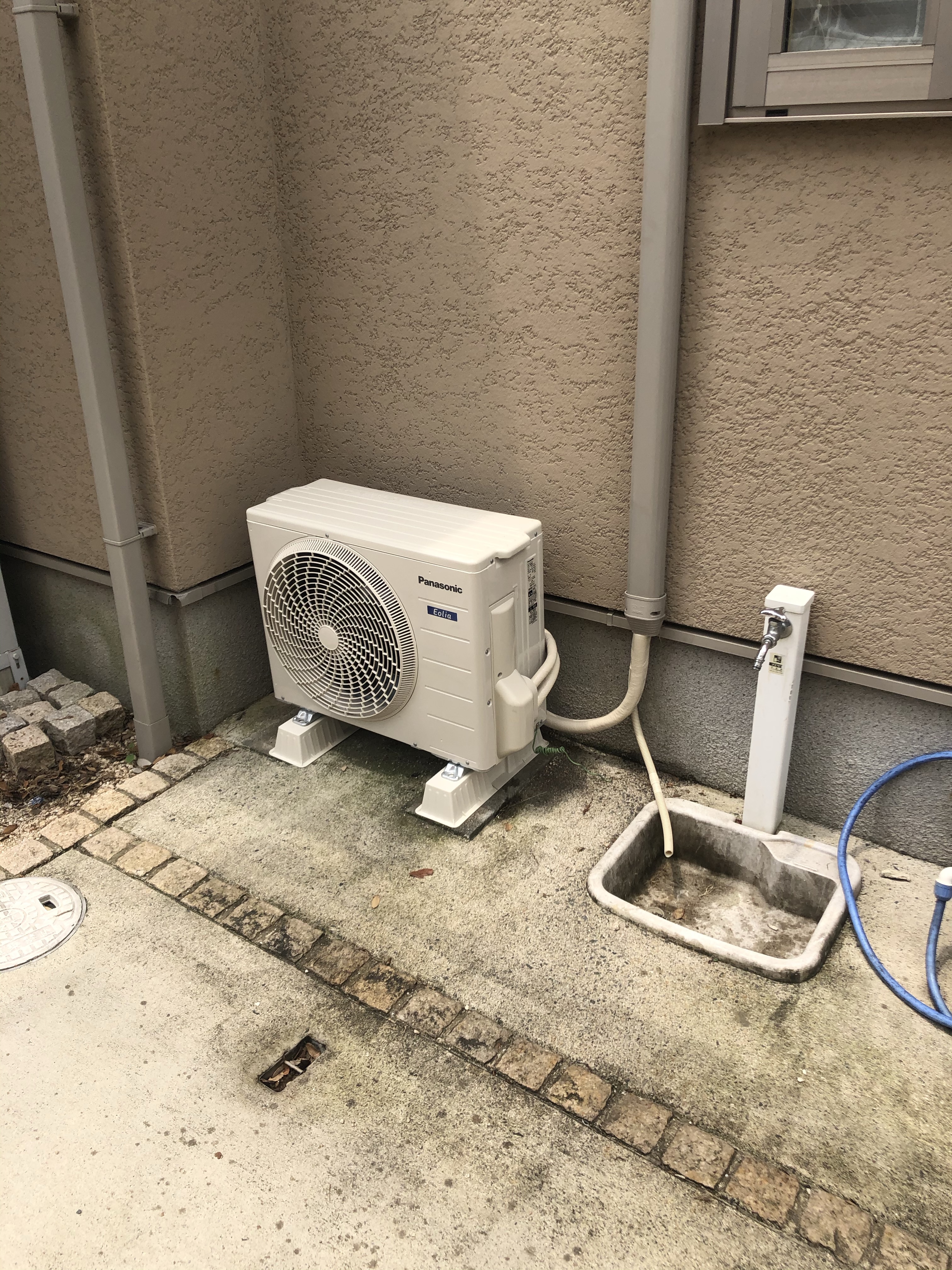 久留米市北野町でのエアコン取り付け