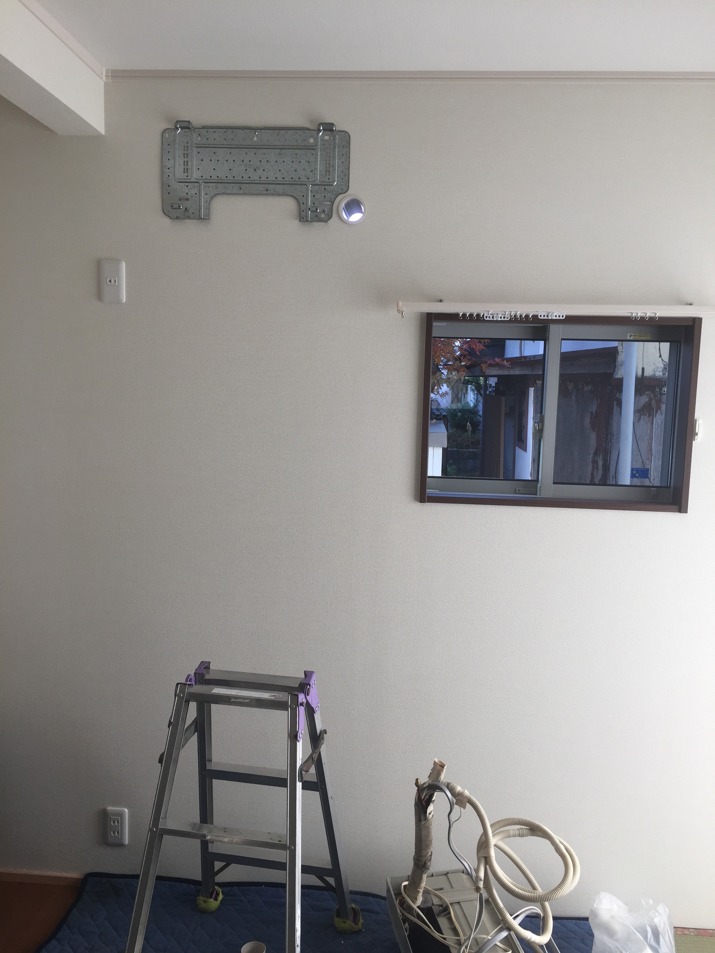 久留米市でのエアコン取り付け