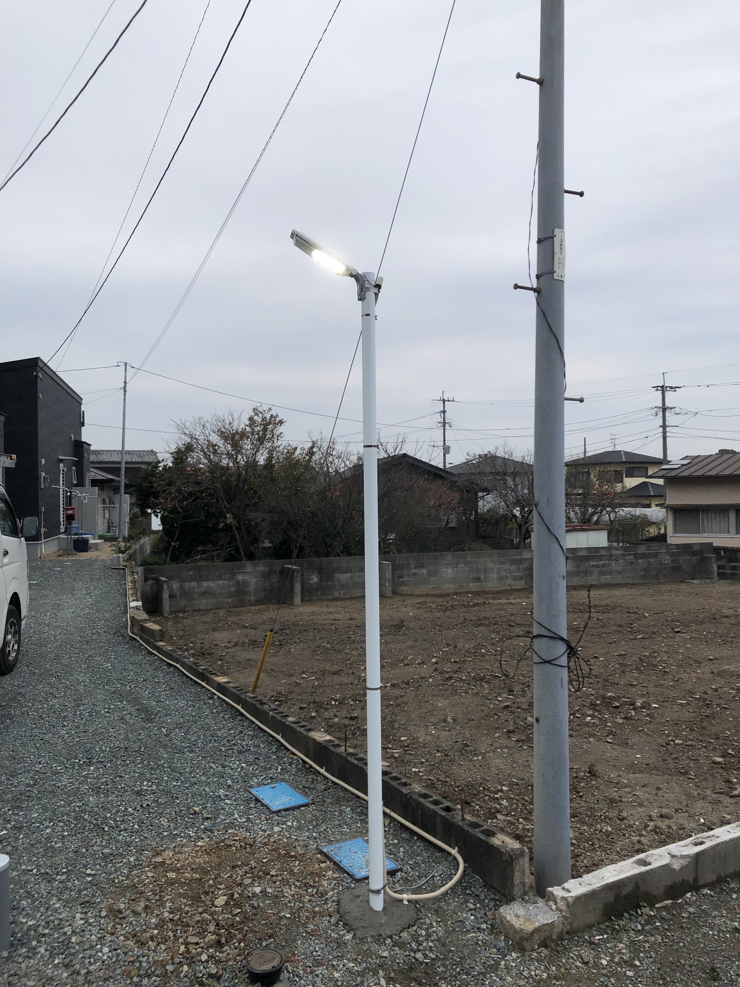 久留米市荒木町での照明工事