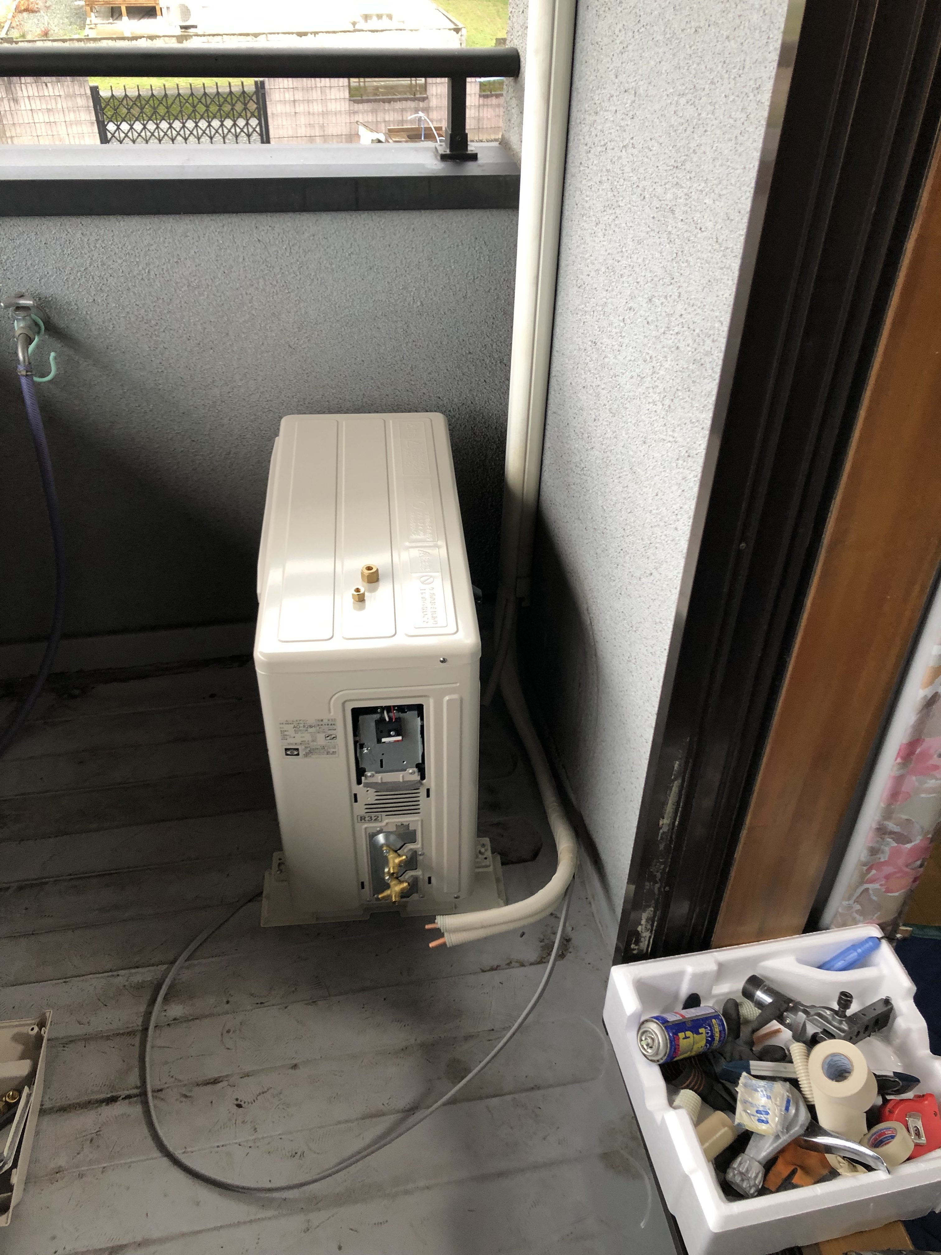 鳥栖市でのエアコン取り付け