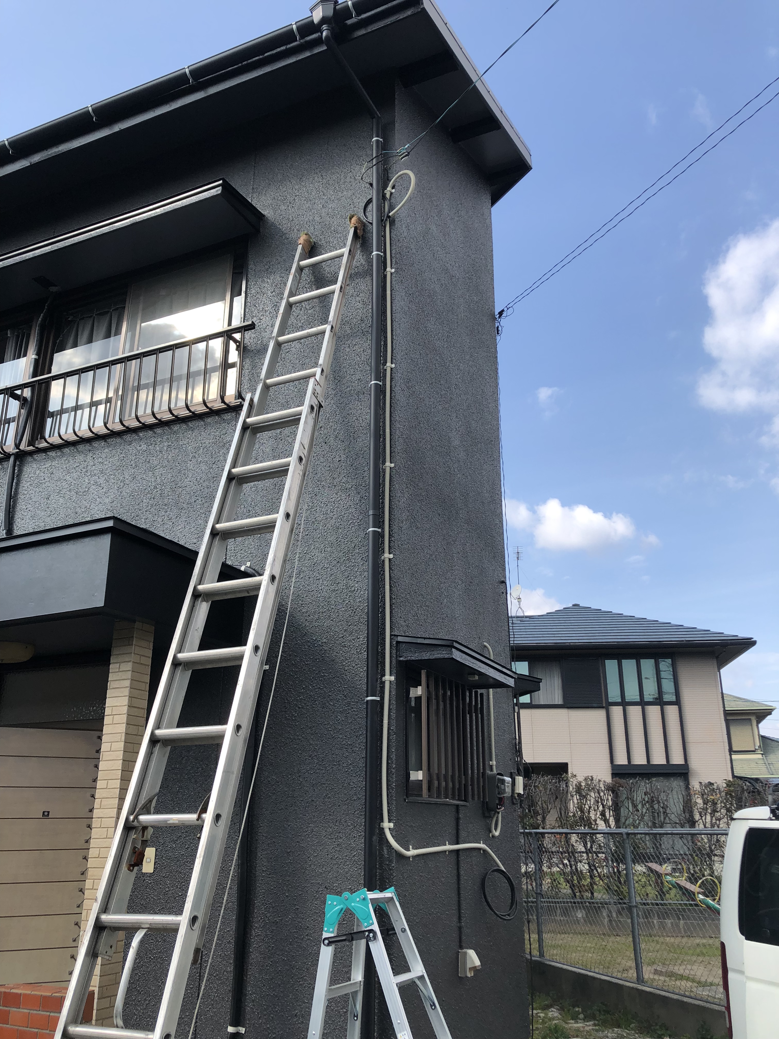 久留米市近郊のエアコン移設